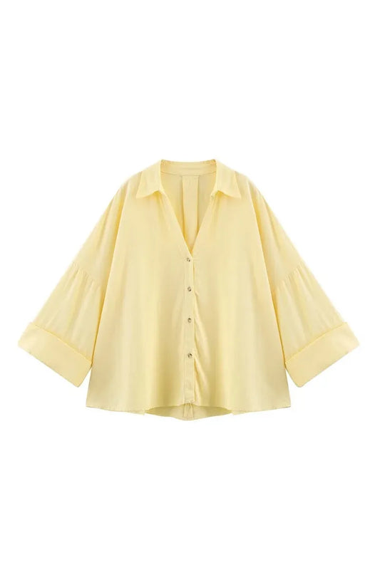 Ella – Oversize Damen Hemd mit Streifen | Freizeit & Sommer