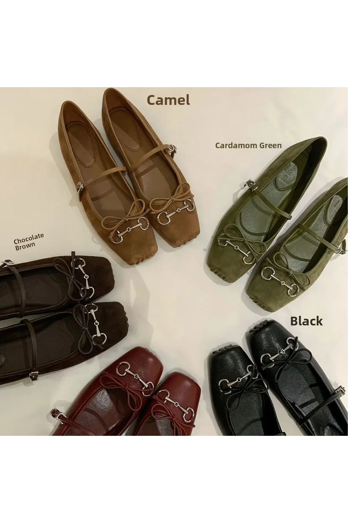 Besellics Élan Buckle Flats