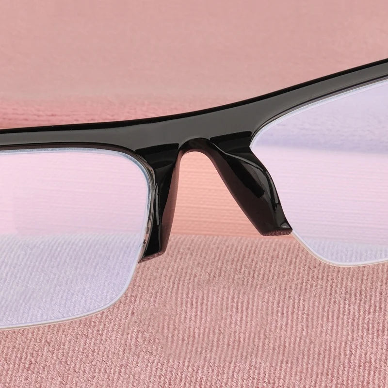 Neue modische Acetat-Sonnenbrille für Damen, Markendesigner, halbrandloser Rahmen, Eyeware, Sommer, coole Mädchen-Sonnenbrille mit rechteckigem Rahmen