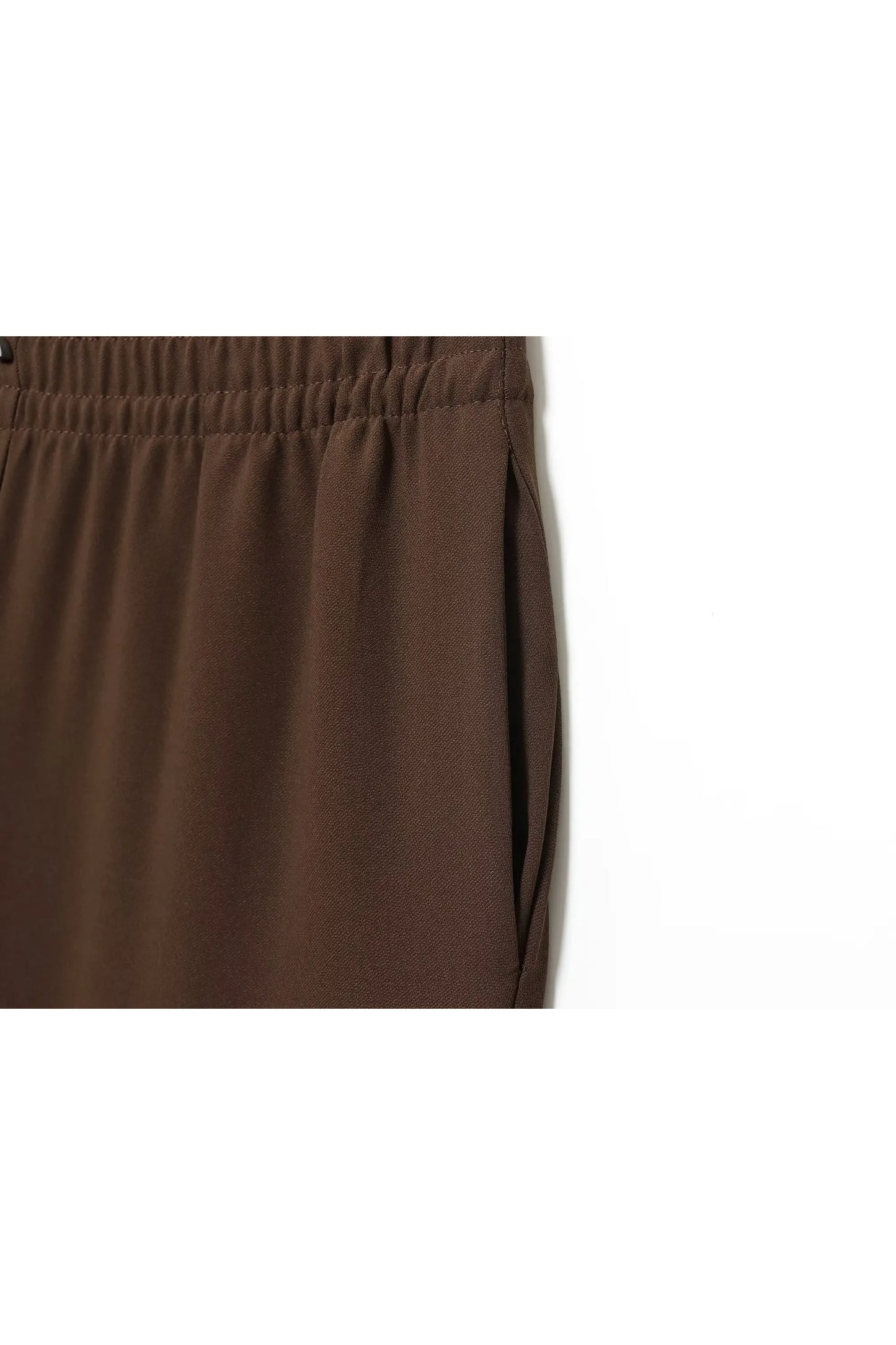 BSAY Hosen set 2 stücke anzug 2025 herbst neue revers lange ärmeln knoten verziert hemd oder elastische hohe taille breite bein hosen mujer