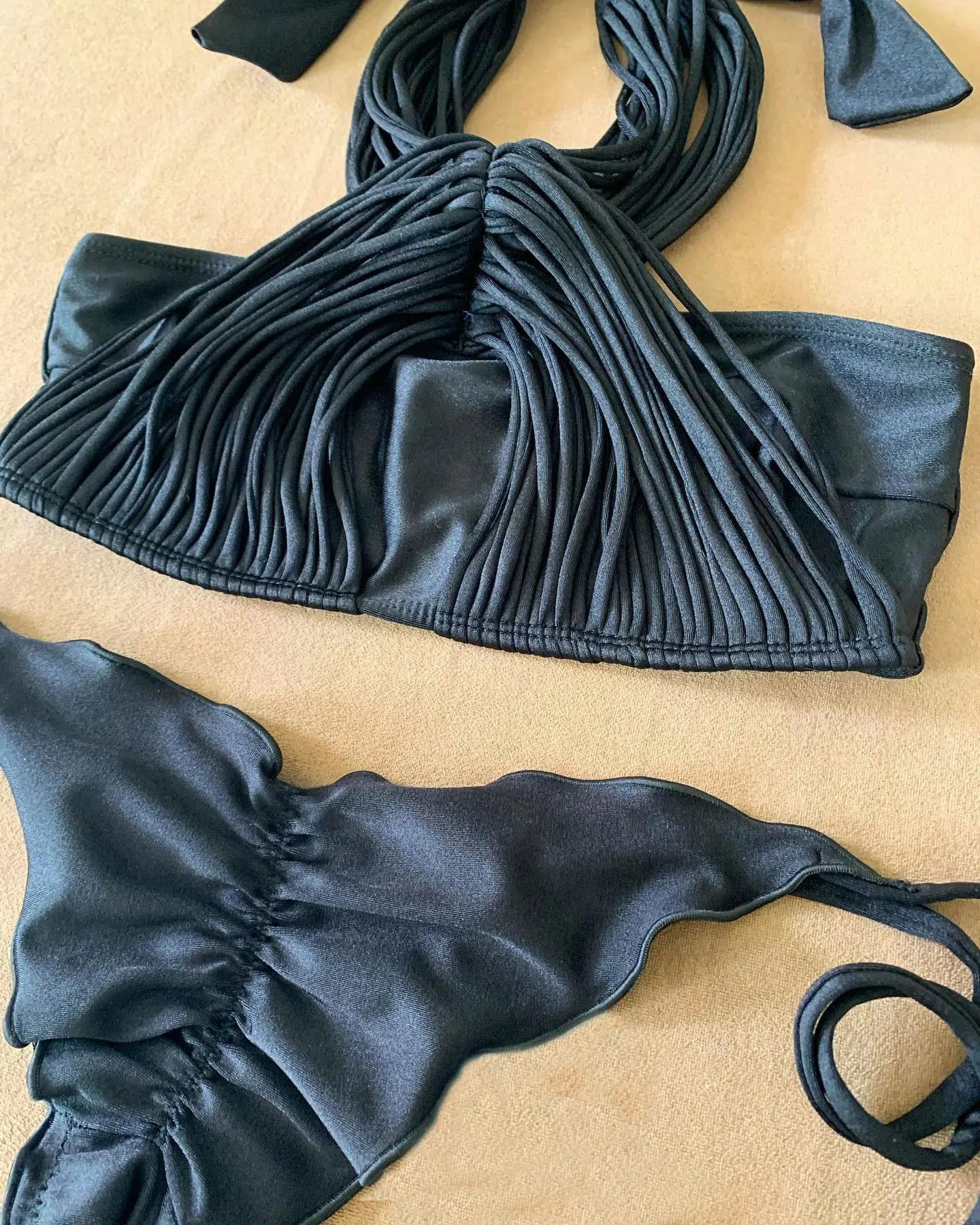 SEAURAL 2025 New Brazilian Bikini Bandage Stripes Swimwear Women's Swimsuit Two Piece Set Female Sexy Mujer Beachwear Summer