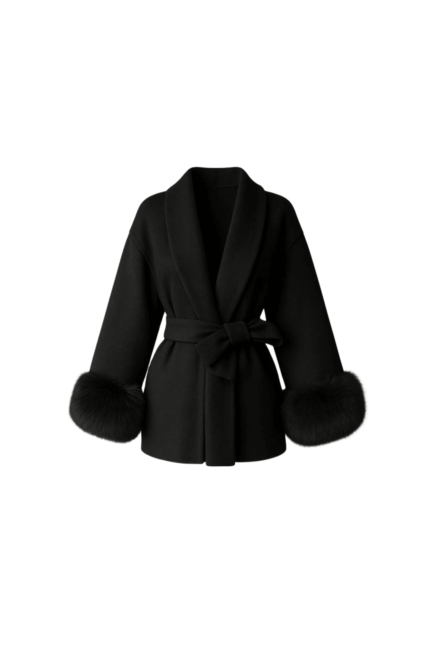 ARCTIC GRACE – Eleganter Wollmantel für Damen.