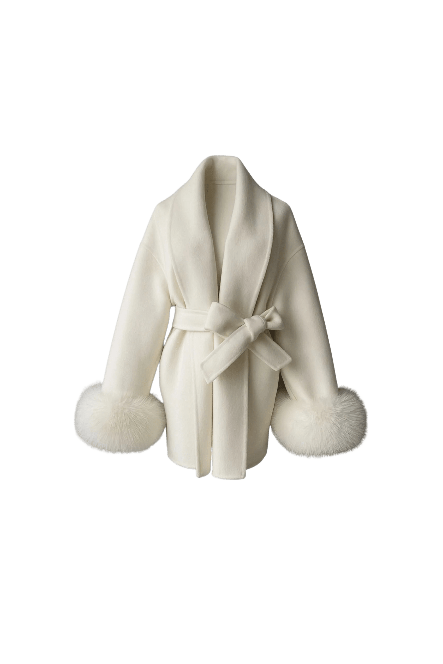 ARCTIC GRACE – Eleganter Wollmantel für Damen.