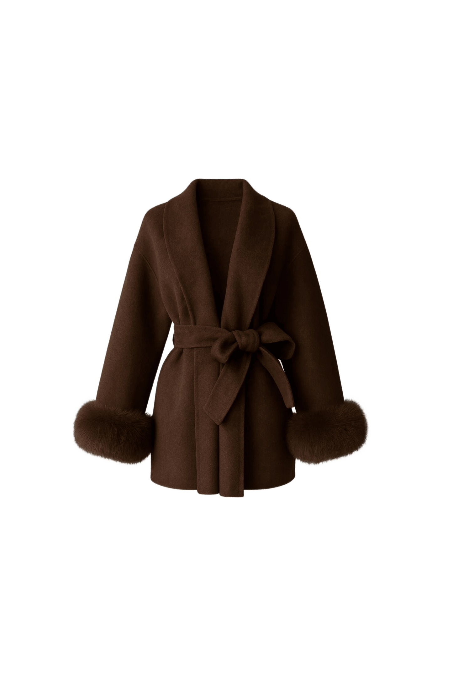 ARCTIC GRACE – Eleganter Wollmantel für Damen.