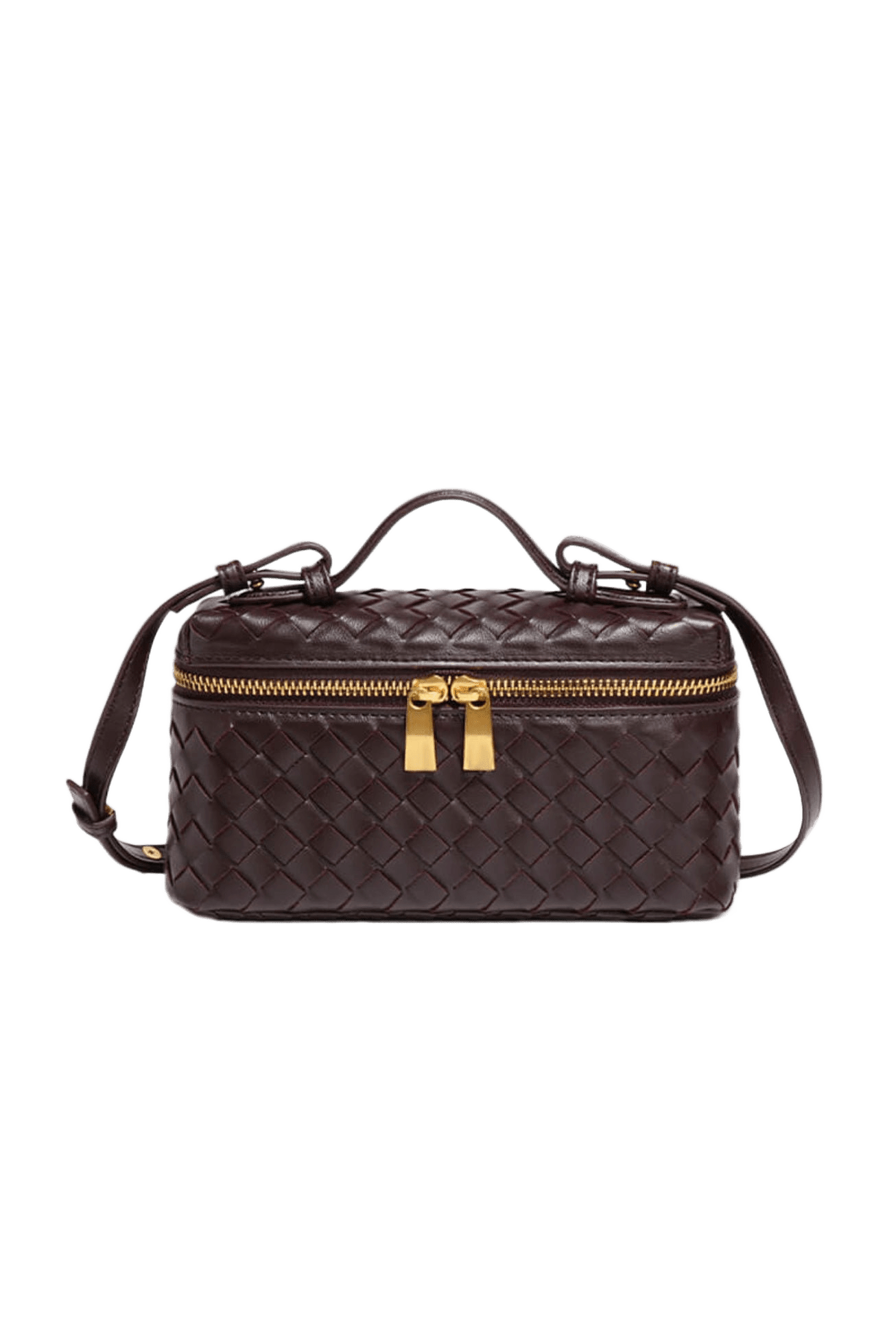 AURELIA – Luxuriöse Ledertasche mit Flechtdesign.