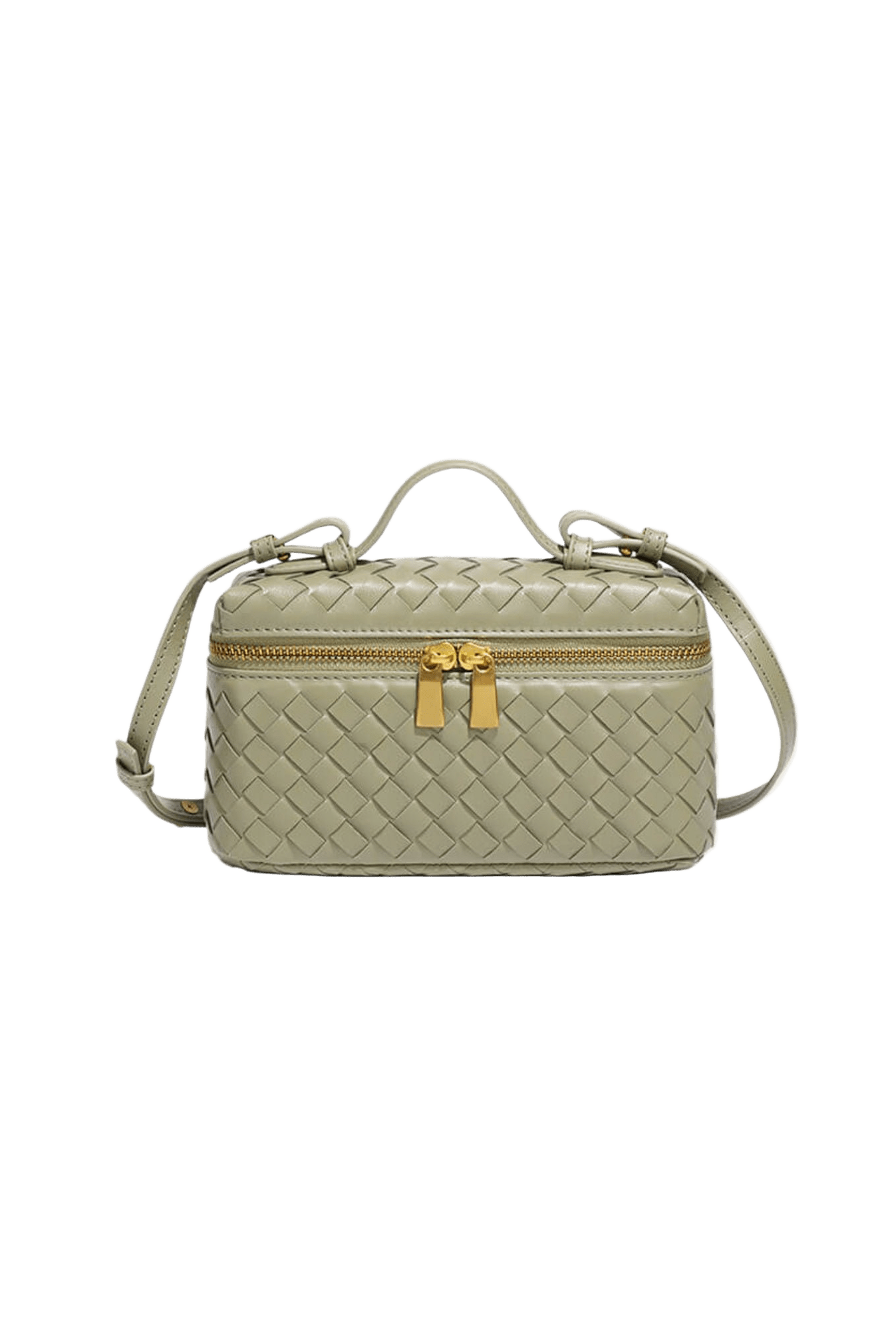 AURELIA – Luxuriöse Ledertasche mit Flechtdesign.