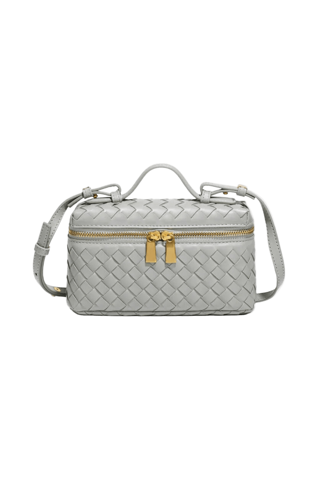 AURELIA – Luxuriöse Ledertasche mit Flechtdesign.