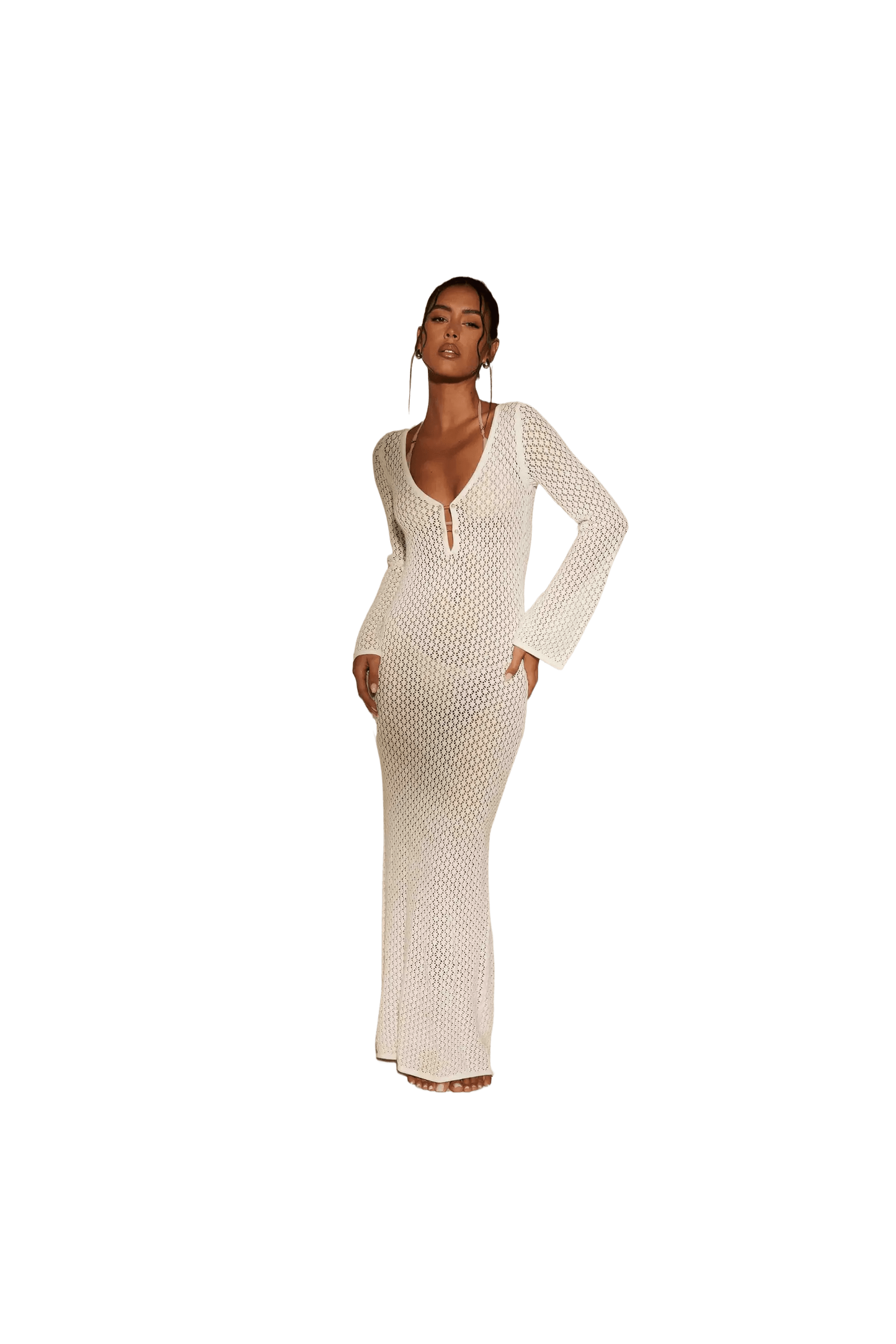 Boho Maxi Häkelkleider.