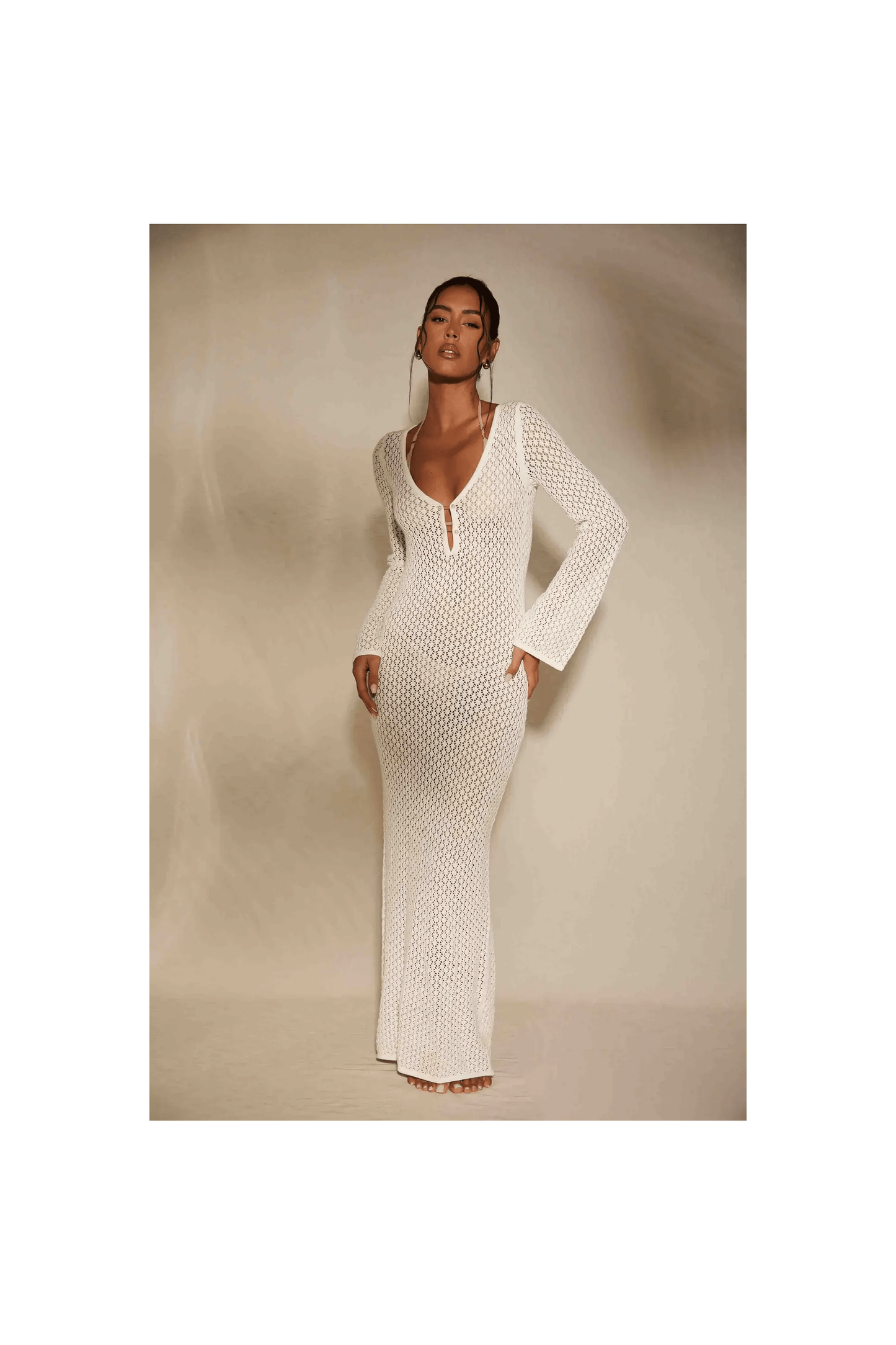 Boho Maxi Häkelkleider.