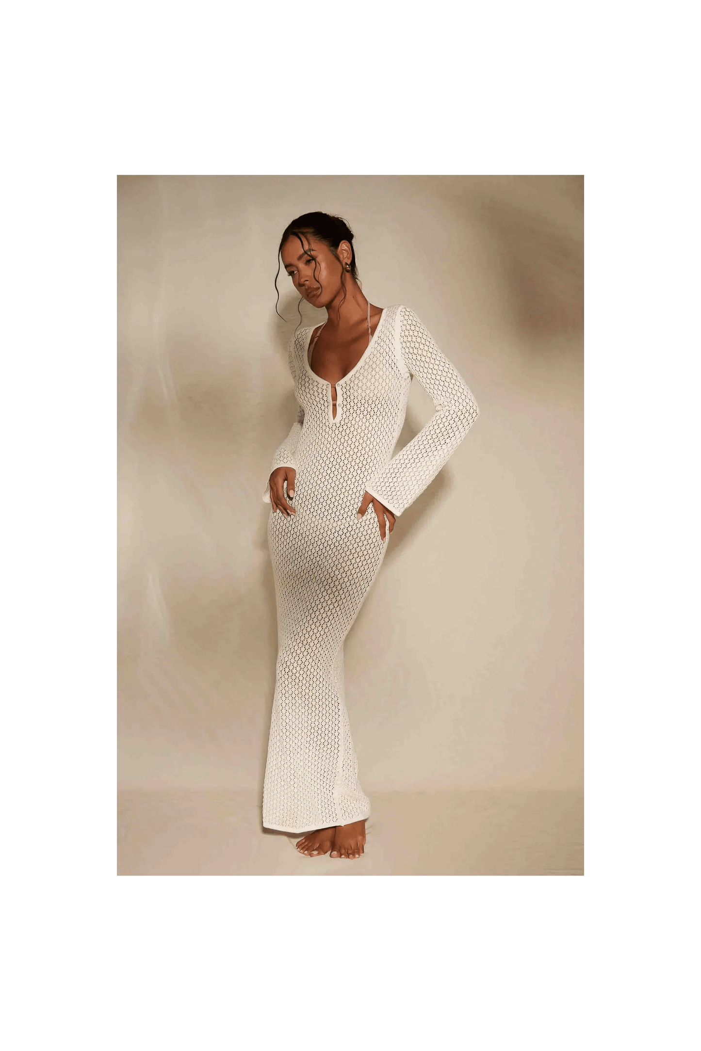 Boho Maxi Häkelkleider.