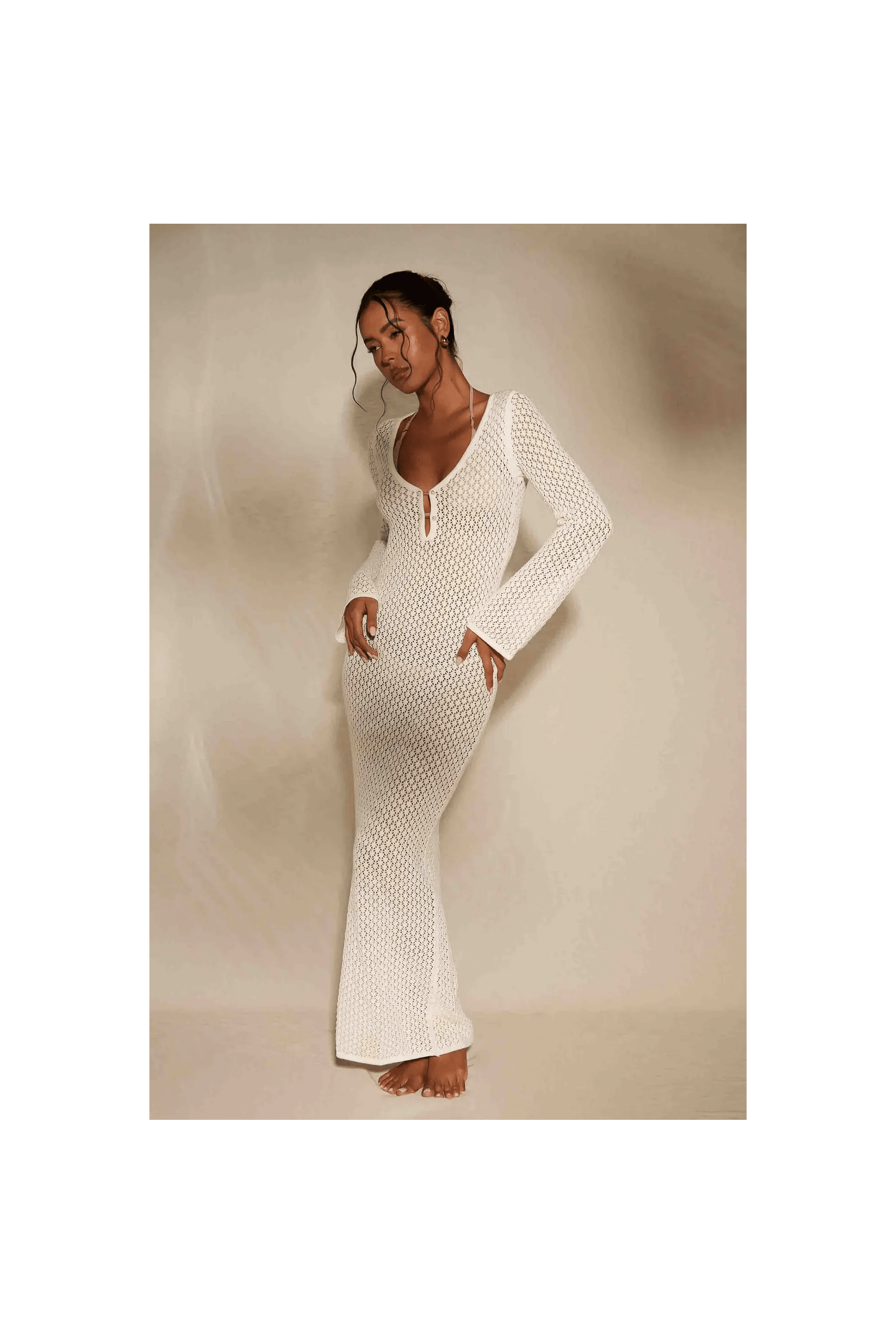 Boho Maxi Häkelkleider.