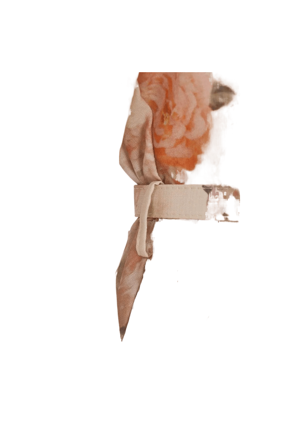 Elegantes Maxikleid mit floralem Print und Puffärmeln.