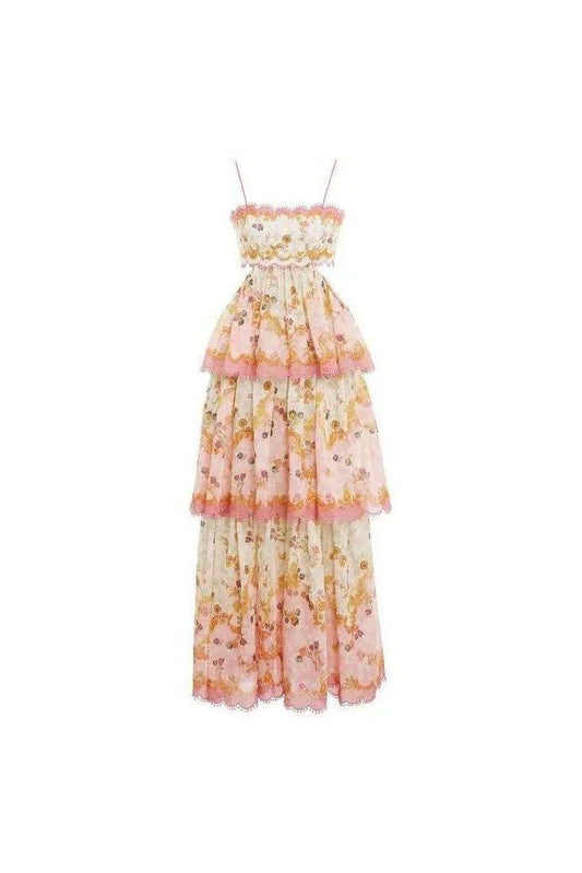 Floraler Traum in Rosa – Das Statement-Kleid des Sommers.