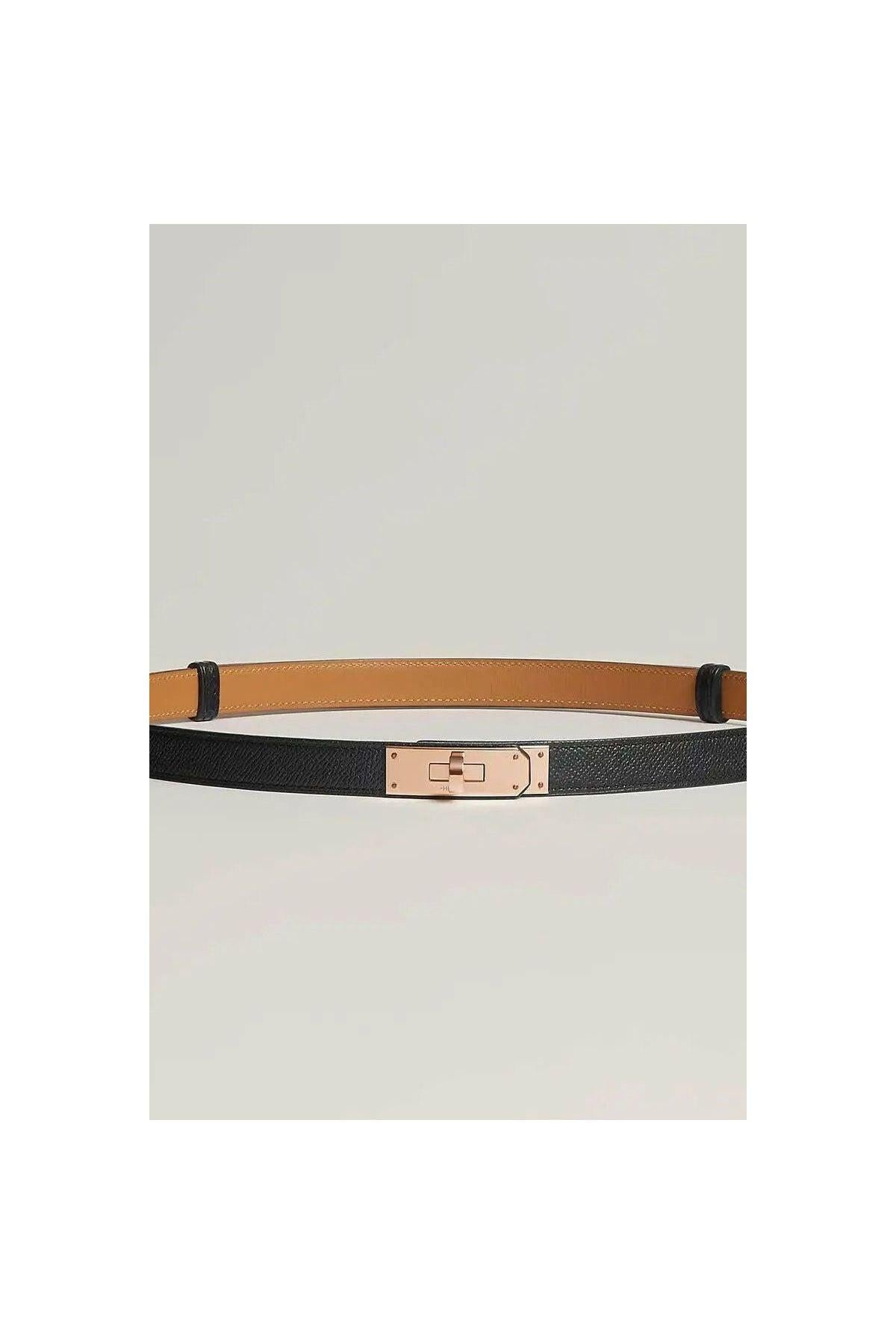 La Clé – Designer-Gürtel mit Drehschließe.