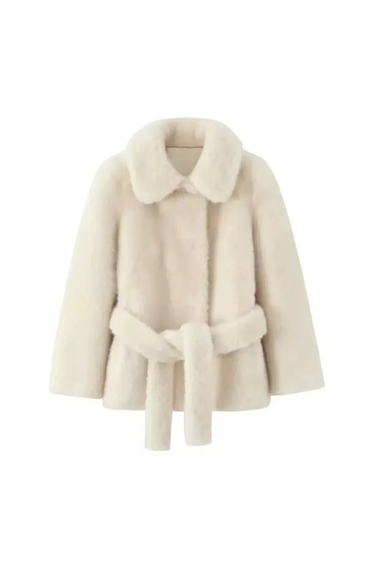 LIA - elegante Kunstpelzjacke.