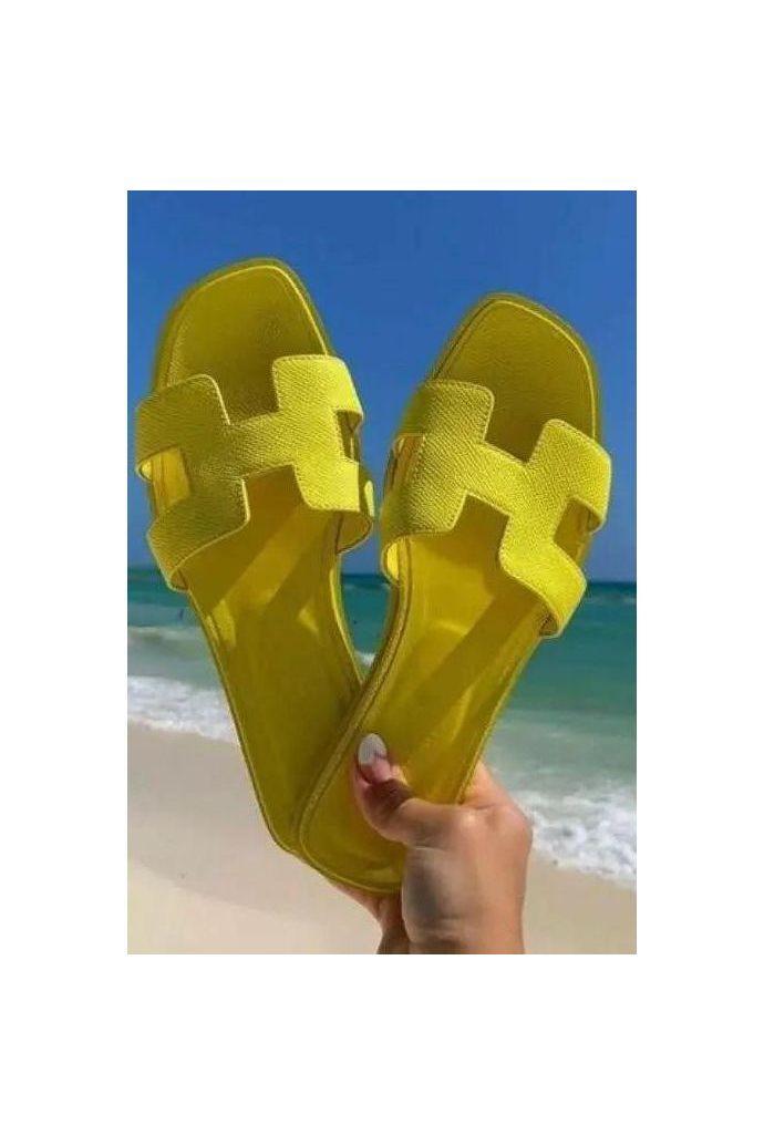 Luna Cut Ledersandale.