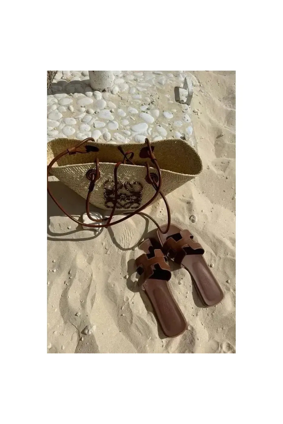 Luna Cut Ledersandale.