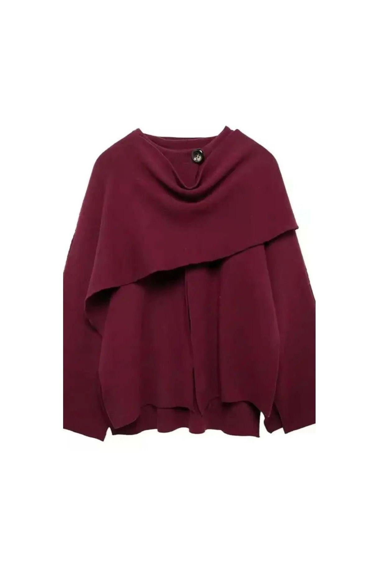 MIRAE – Elegante Cape‑Jacke für Damen.
