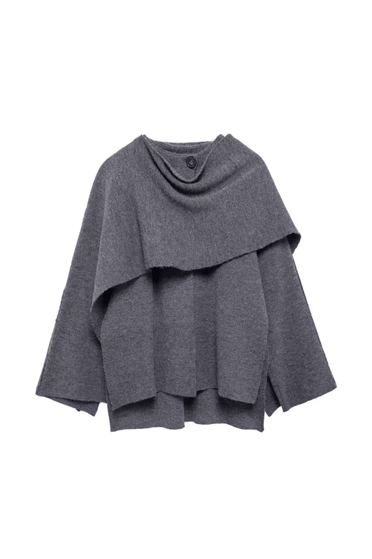 MIRAE – Elegante Cape‑Jacke für Damen.