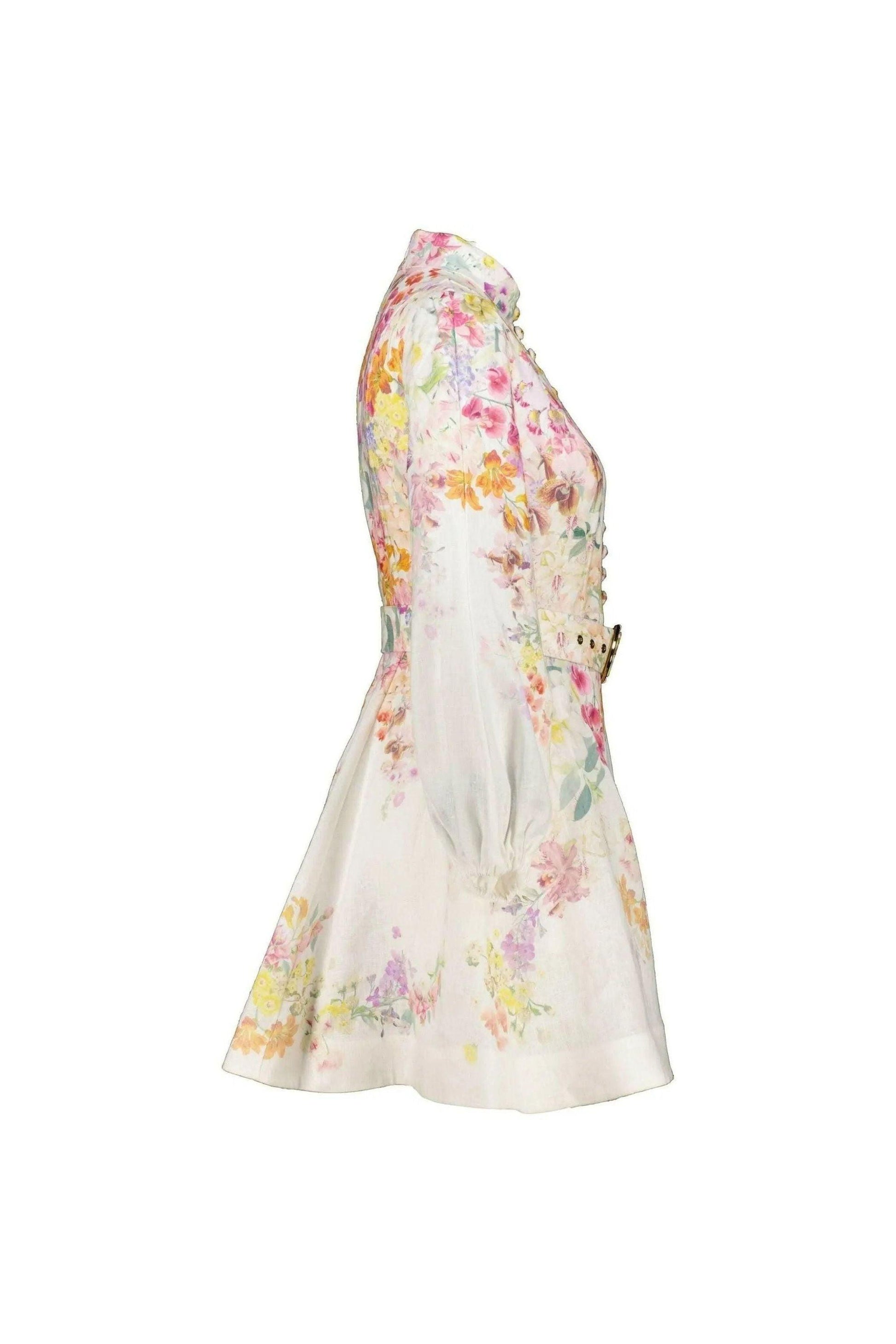 Miraée Paris Aurora Bloom – Kleid mit Gürtel.