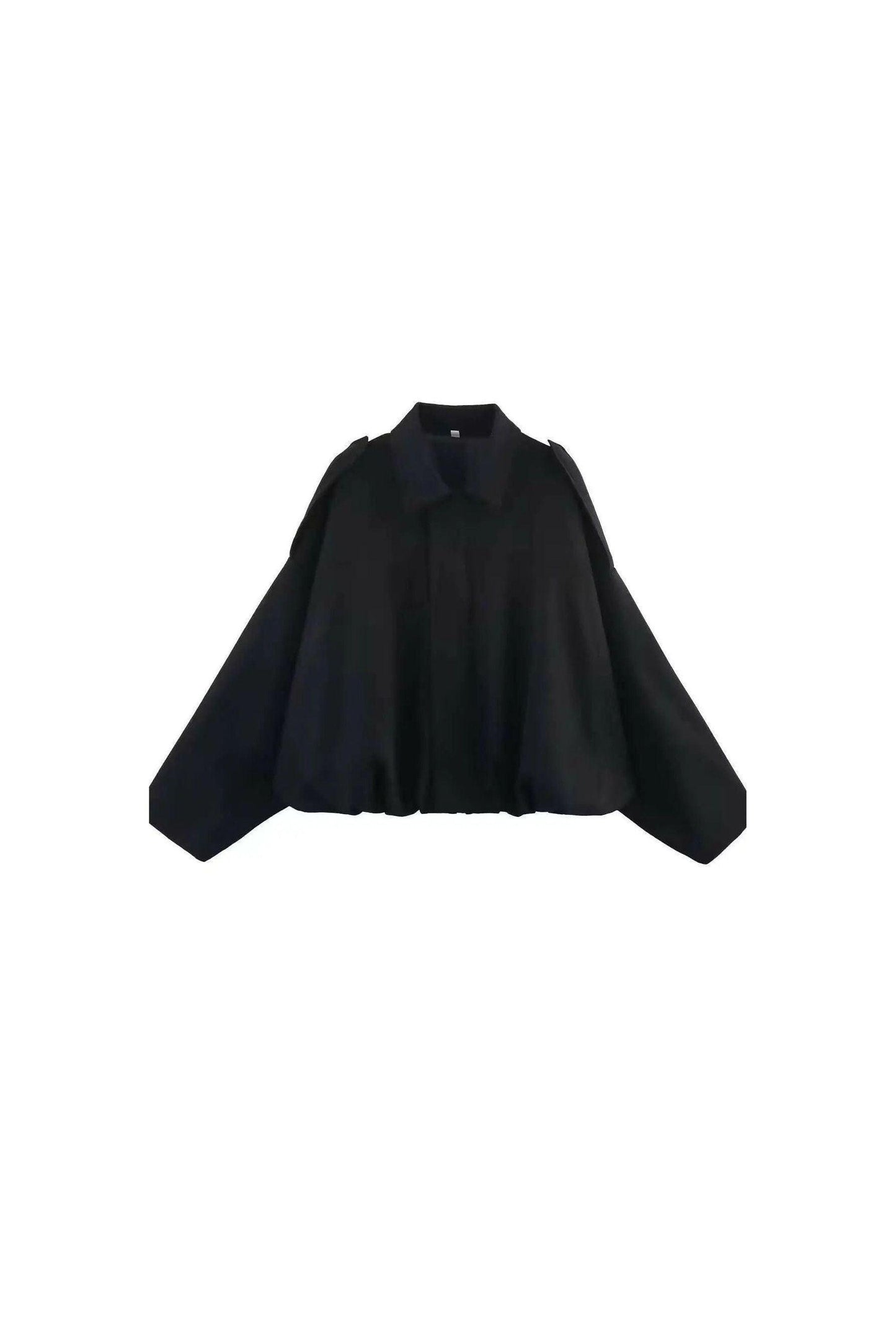 Oversized Jacke in Wildlederoptik.