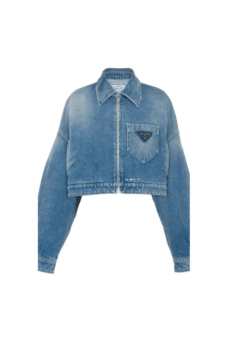 Miraeeparis Cropped Jeansjacke.