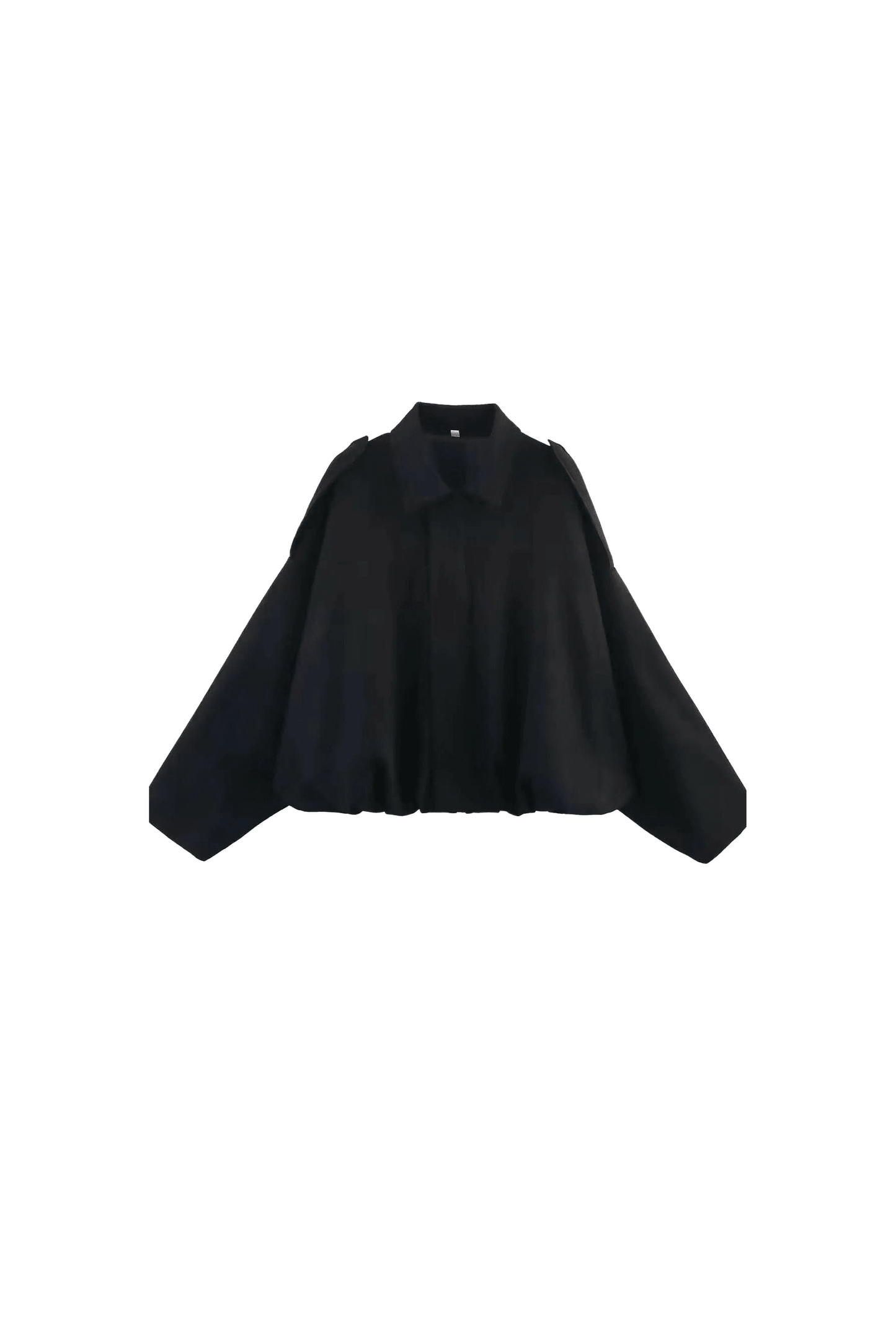 Oversized Jacke in Wildlederoptik.