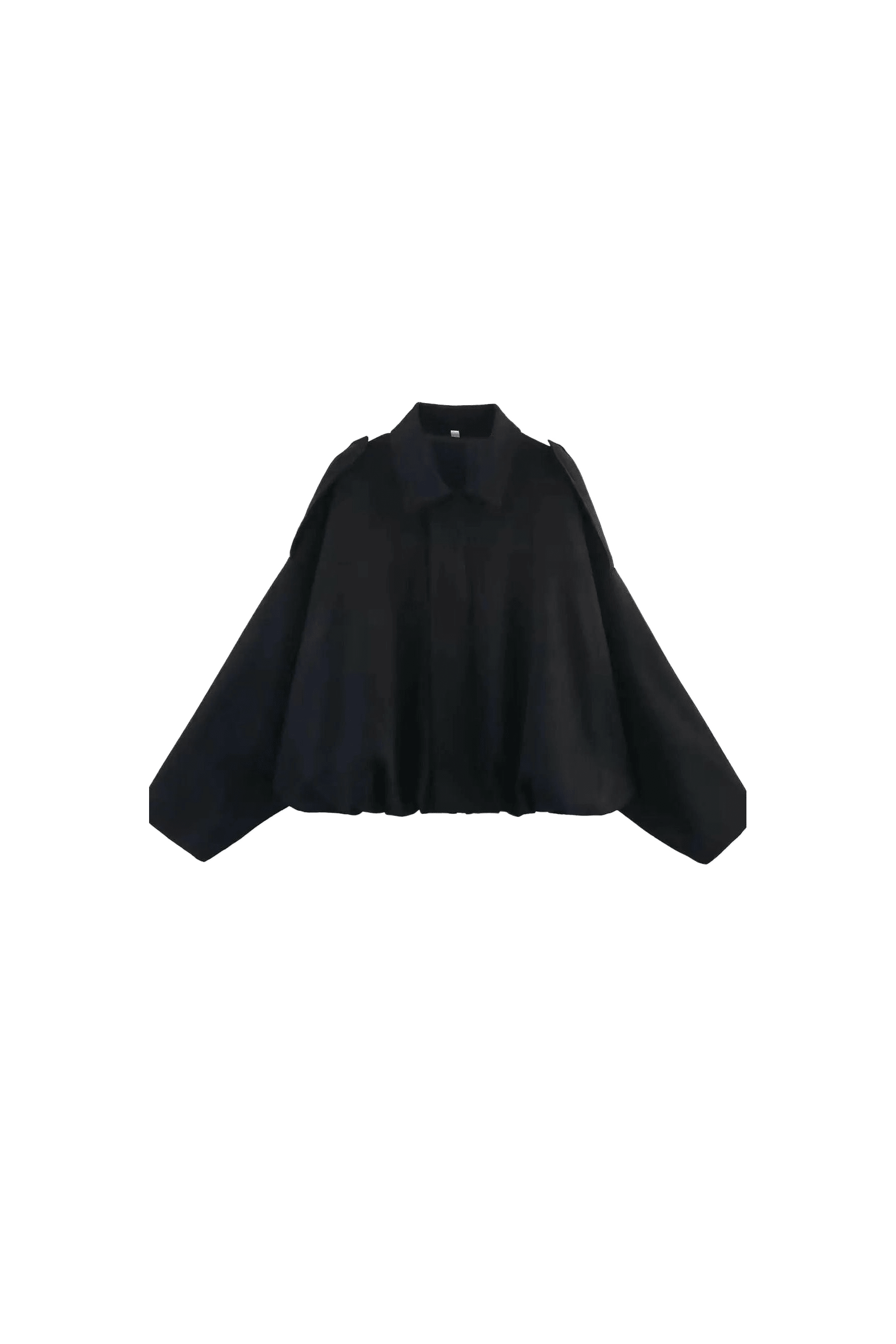 Oversized Jacke in Wildlederoptik.