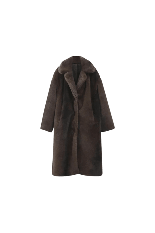 ROYAL LUXE – Kunstpelzmantel für Damen.