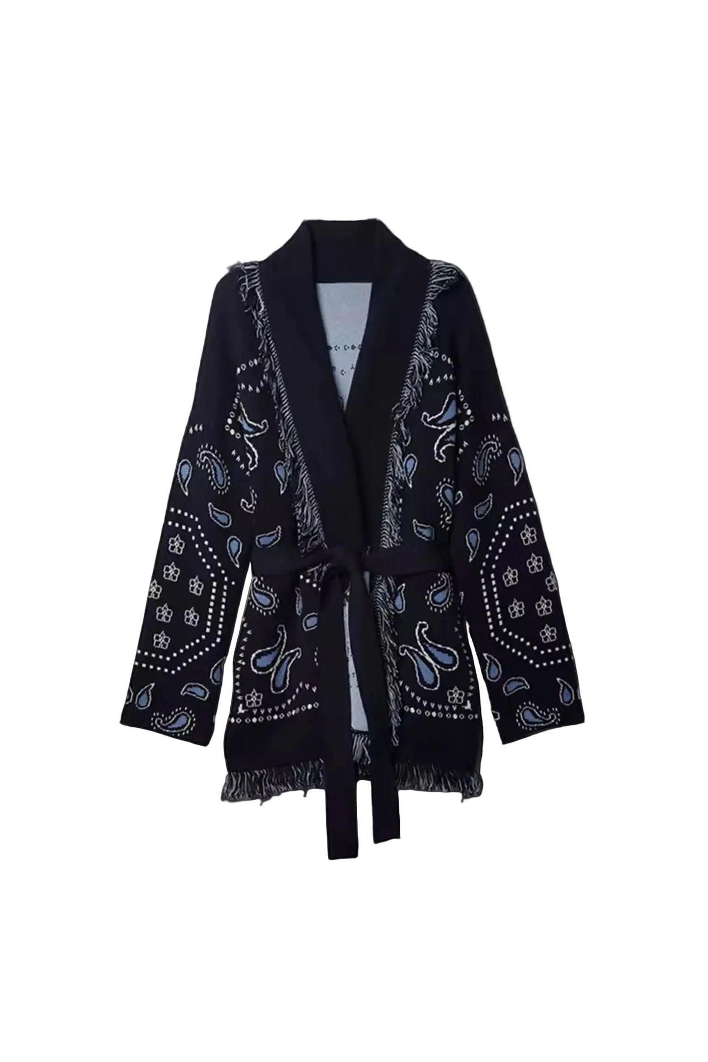 SIENNA - Wolljacke mit Bindegürtel.