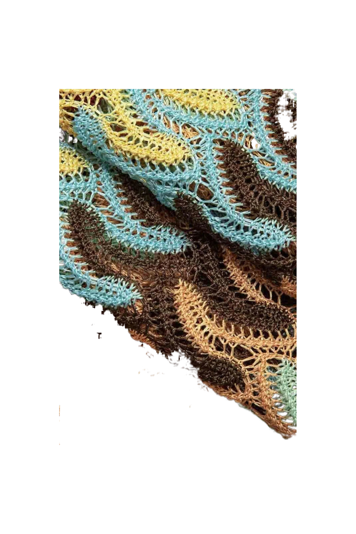 Sunset Waves – Häkel-Maxi Dress im Retro-Style.