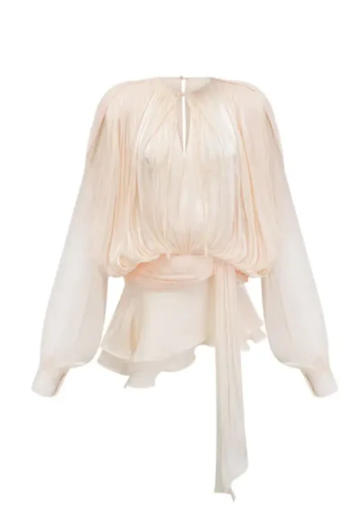 Pearl Whisper Dress Damen Chiffon Kleid