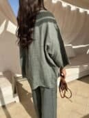 Amara Zweiteiliges Leinen-Set – Oversize-Look für entspannte Eleganz - Besellics