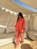 Amara Zweiteiliges Leinen-Set – Oversize-Look für entspannte Eleganz - Besellics