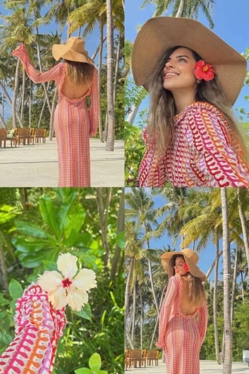 Timeless maxi dress with flowing silhouette, perfect for warm days and romantic evenings.