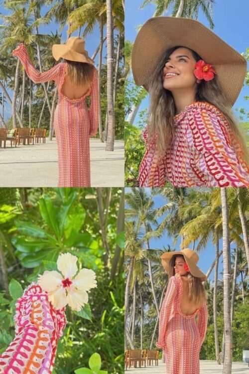 Timeless maxi dress with flowing silhouette, perfect for warm days and romantic evenings.