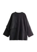 Button wool cape - Besellics