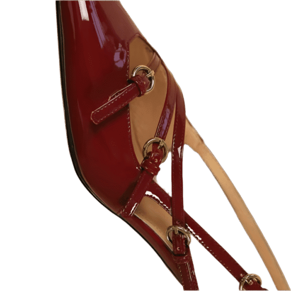 Crimson Chic Slingbacks - Besellics