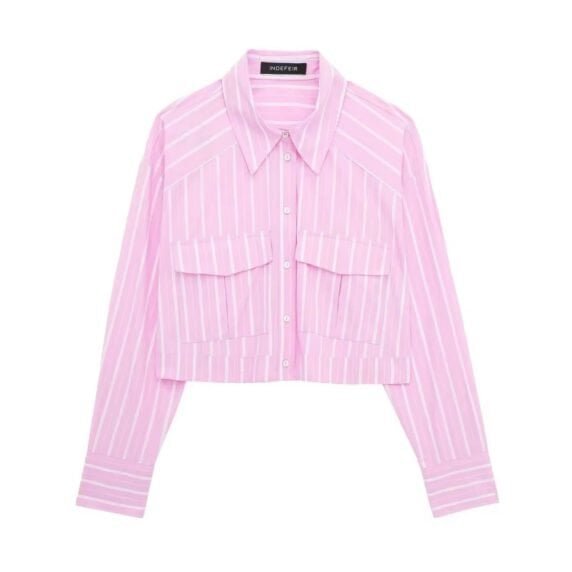 Cropped Bluse - Besellics