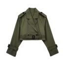 Cropped Trench - Besellics