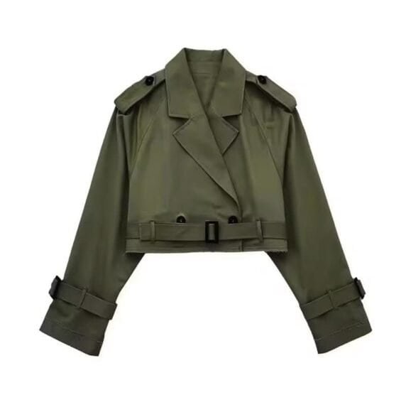 Cropped Trench - Besellics