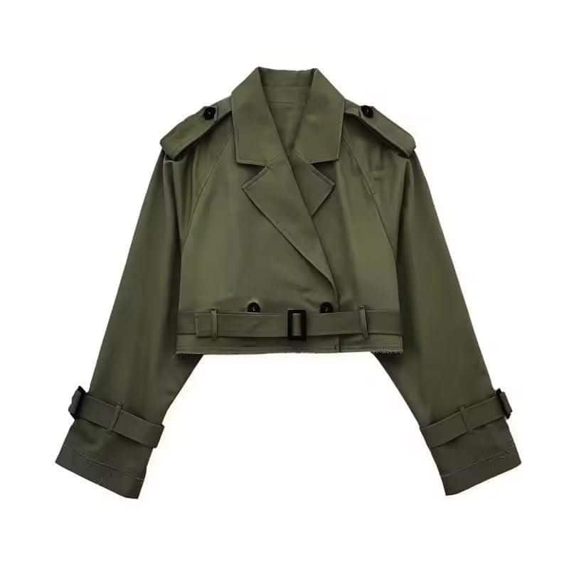 Cropped Trench - Besellics