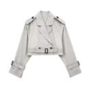 Cropped Trench - Besellics