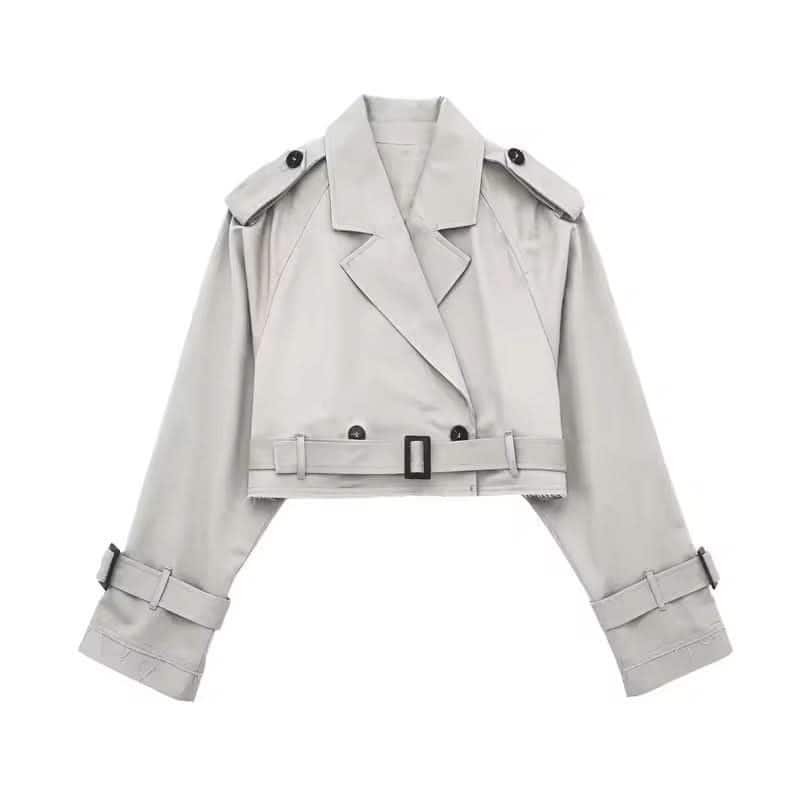 Cropped Trench - Besellics