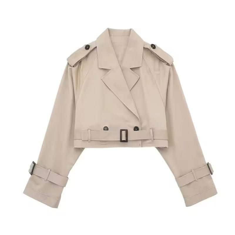 Cropped Trench - Besellics