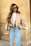 Cropped Trench - Besellics