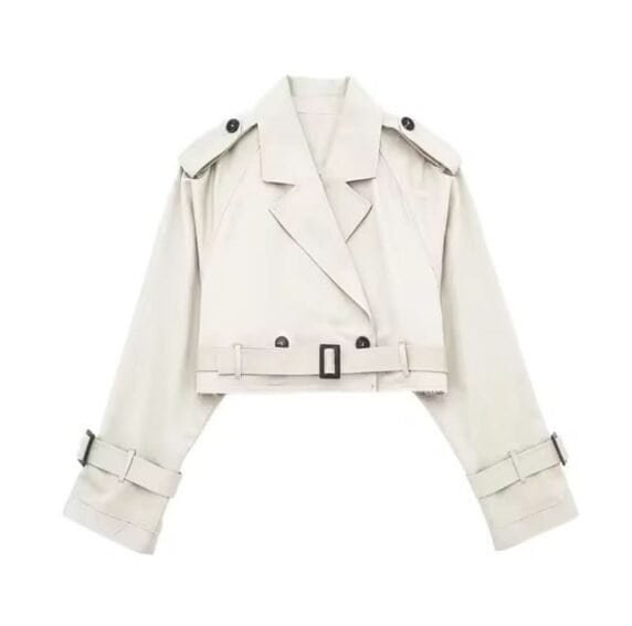 Cropped Trench - Besellics