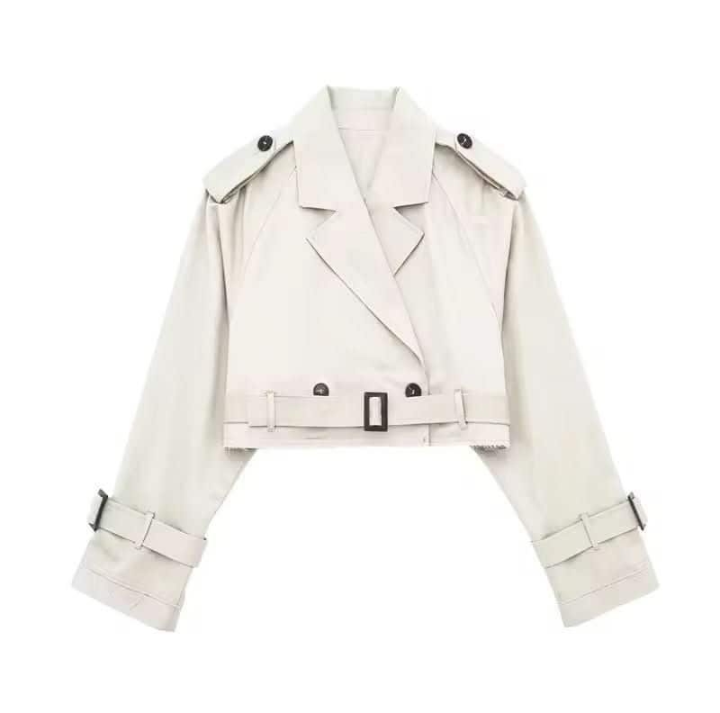 Cropped Trench - Besellics
