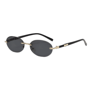 Eclipse Sonnenbrille mit goldenen Akzenten - Besellics