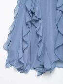 Elegante Chiffon-Bluse mit verspielten Rüschen – Leichtigkeit trifft auf Stil - Besellics